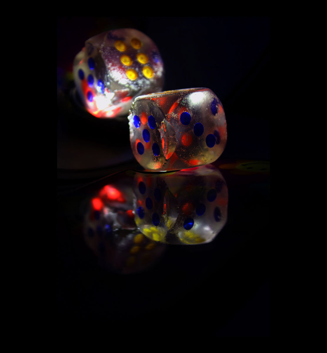 dice everyday item light Magic   photograph