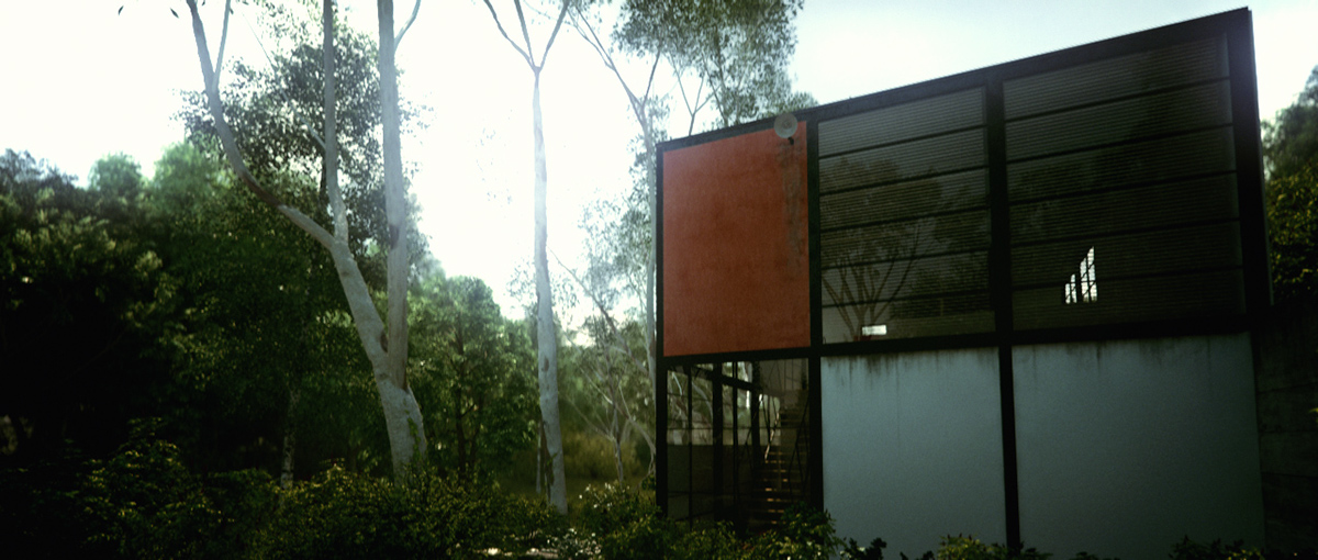 charles ray EAMES case study house 3D design