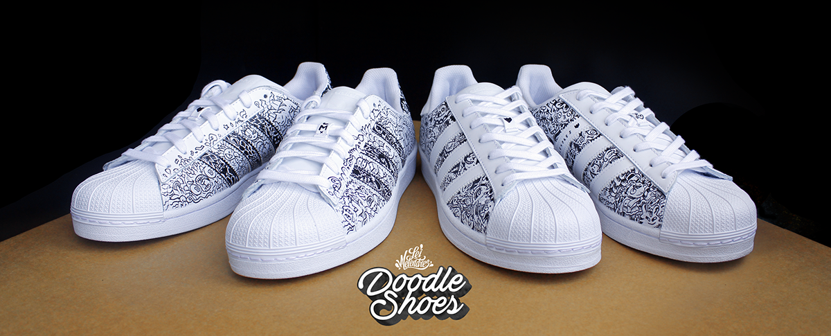 adidas doodle shoes lei melendres superstar custom work Drawing  leight doodles