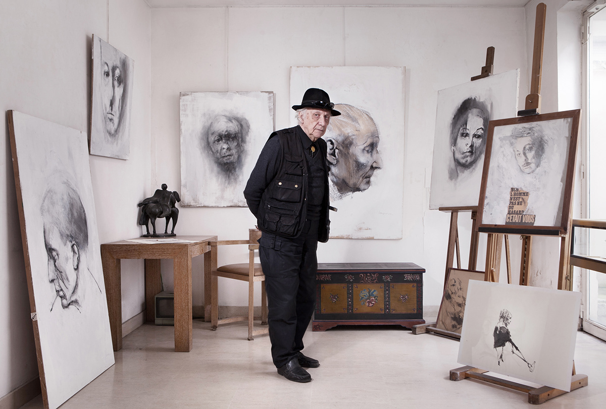 man portrait studio outside Paris