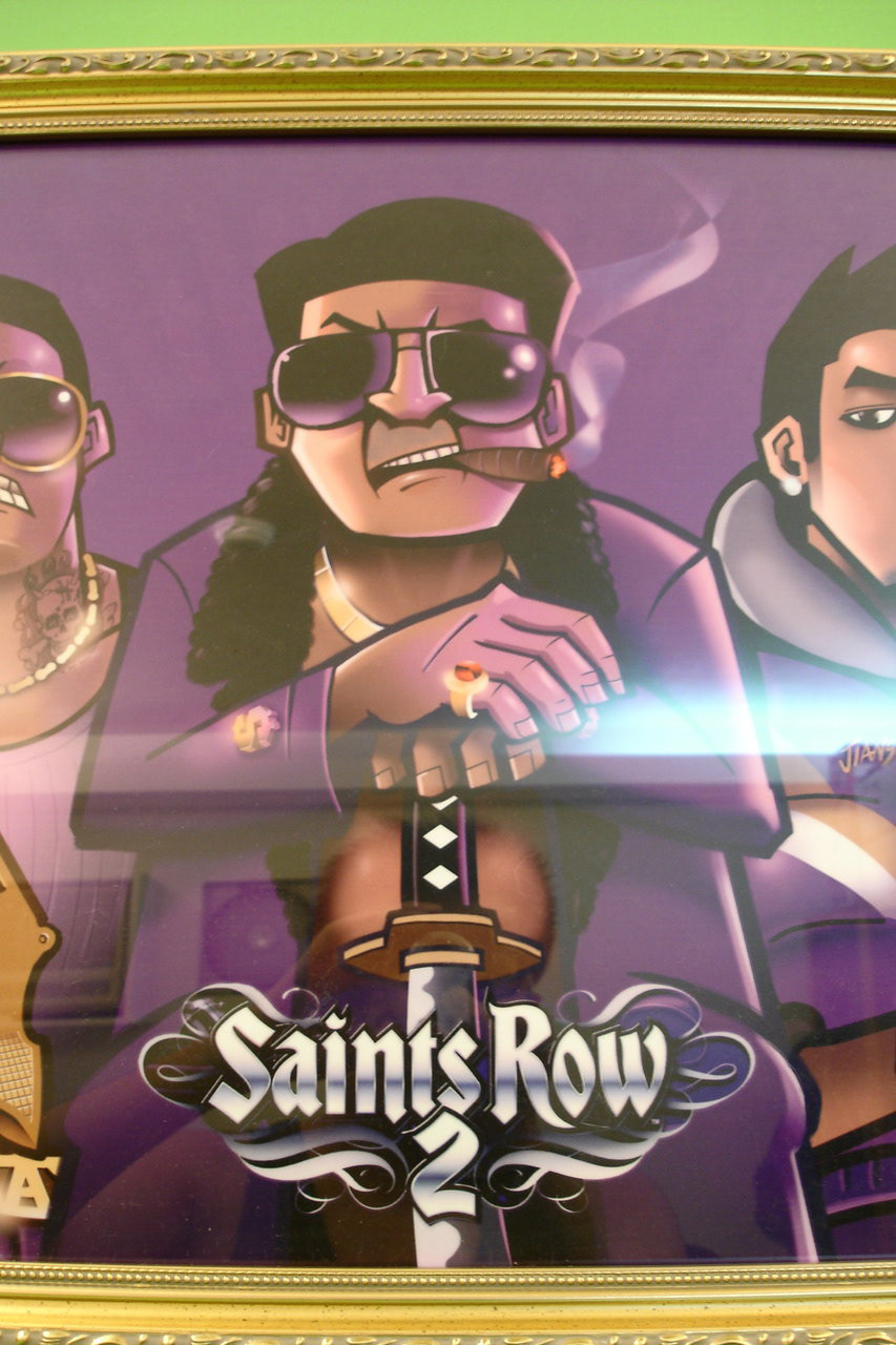 saints row vedio XBOX 360 game Gun hip hop