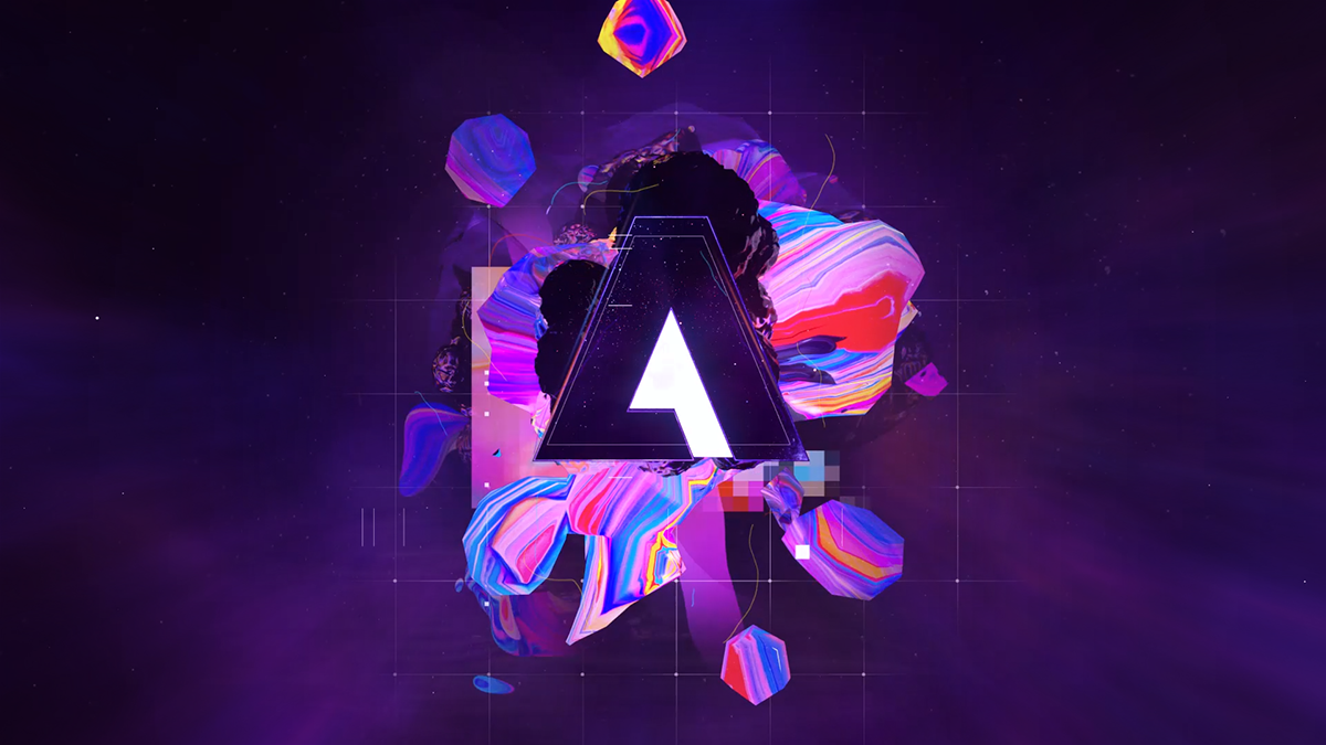Adobe Remix Baugasm adobe adobe sensei animation  gradient Space  abstract