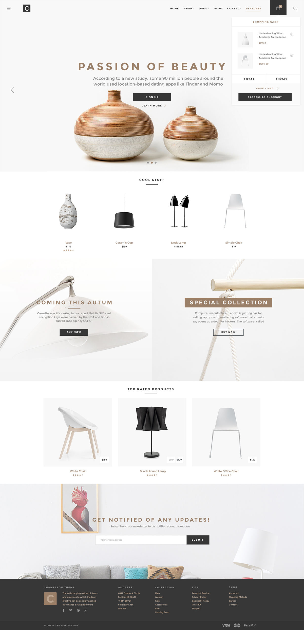 2015 psd Ecommerce Ecommerce template Theme furniture home decor Interior psd psd template shop store Storefront