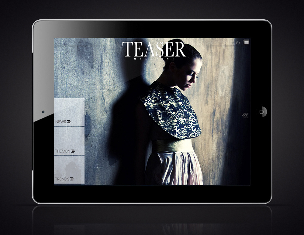 teaser magazine iPad app tablet e-book Teresa Horstmann