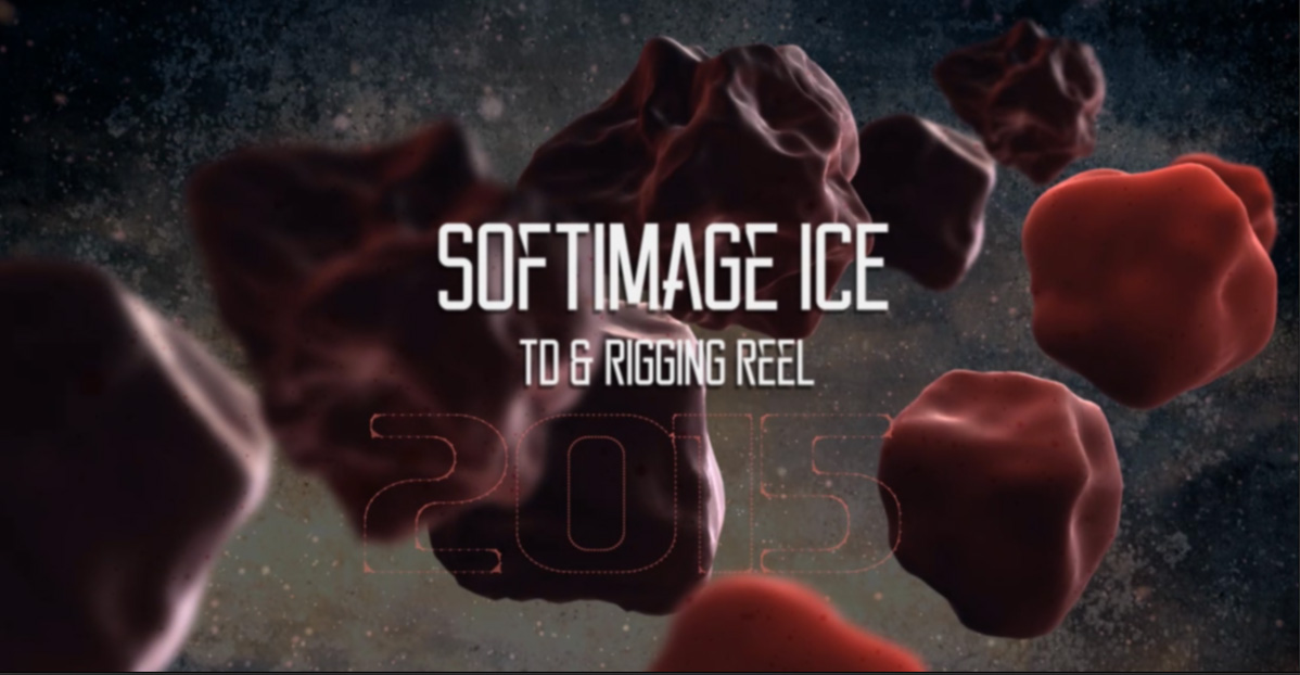 ICE visual effects Demo Reel ICE Softimage Softimage ICE VFX ICE 2015 vfx reel Reel 2015 vfx procedural effects