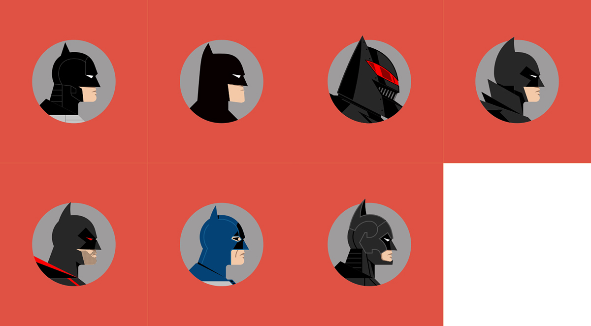 batman comics Bats geometric icons Movies Cartoons tv Minimalism elseworlds poster