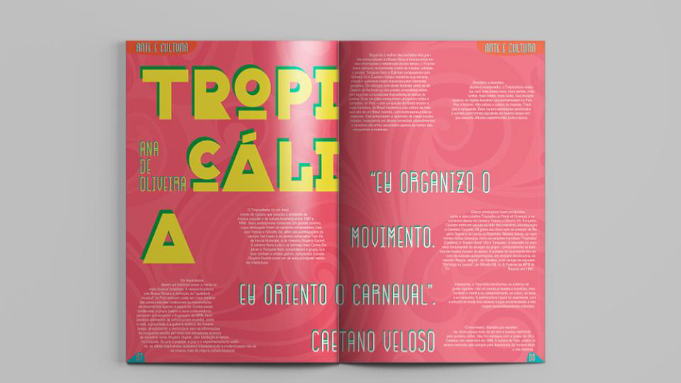 revista magazine design editorial design gráfico graphic design  CVD Comunicação Visual Design Design Project UFRJ