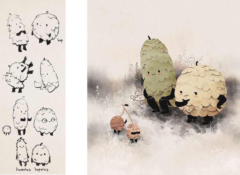 Character design  children illustration creatures folktale
