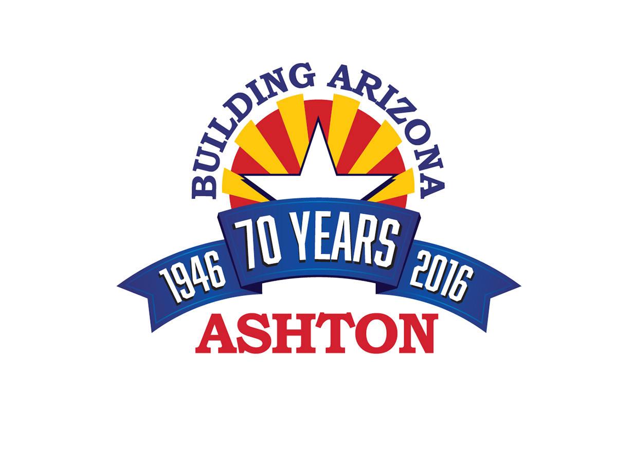 Ashton logo mark wordmark arizona flag