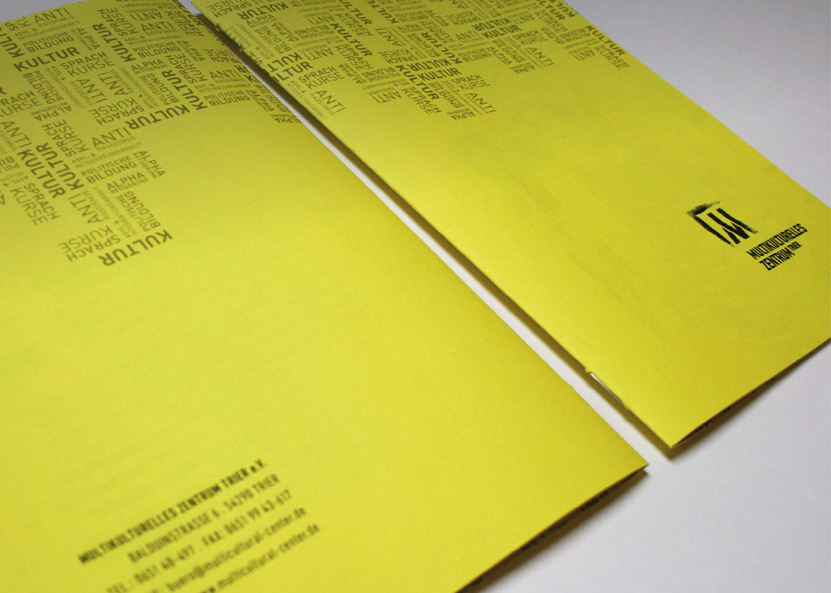 Corporate Design yellow graphic graphics type typo stationery design