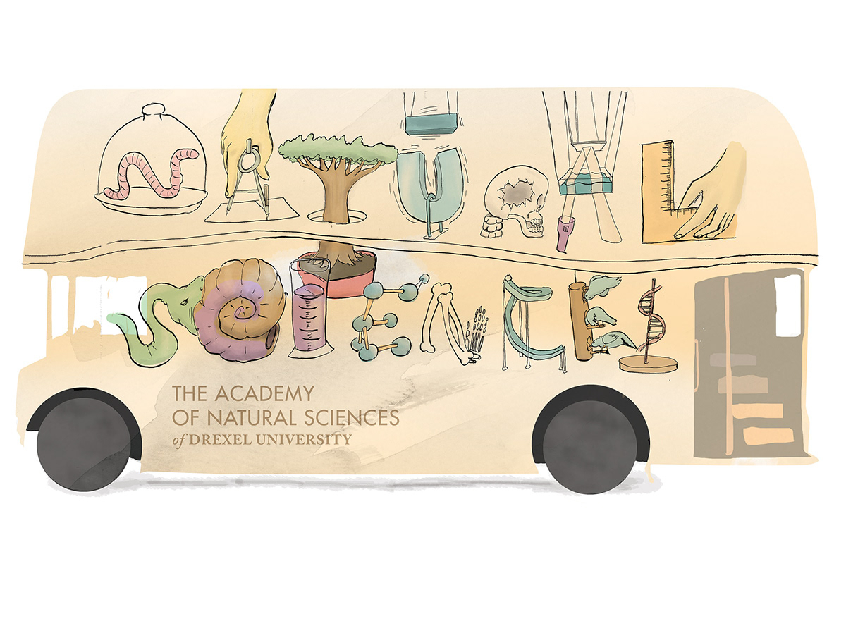 natural sciences Bus Ad  banners