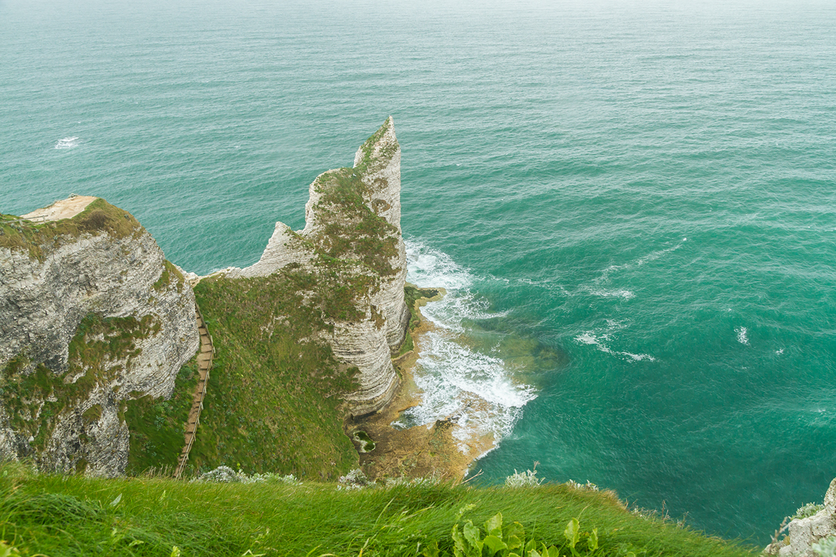 Normandy Nature sea cliffs fields walks rain wind sunshine france north
