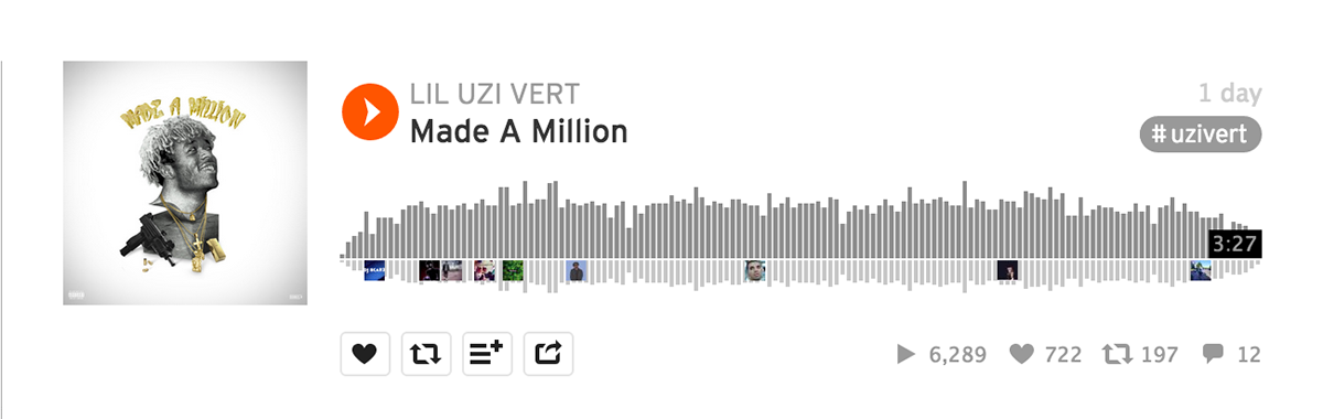 lil uzi vert rannel ngumuya made million soundcloud