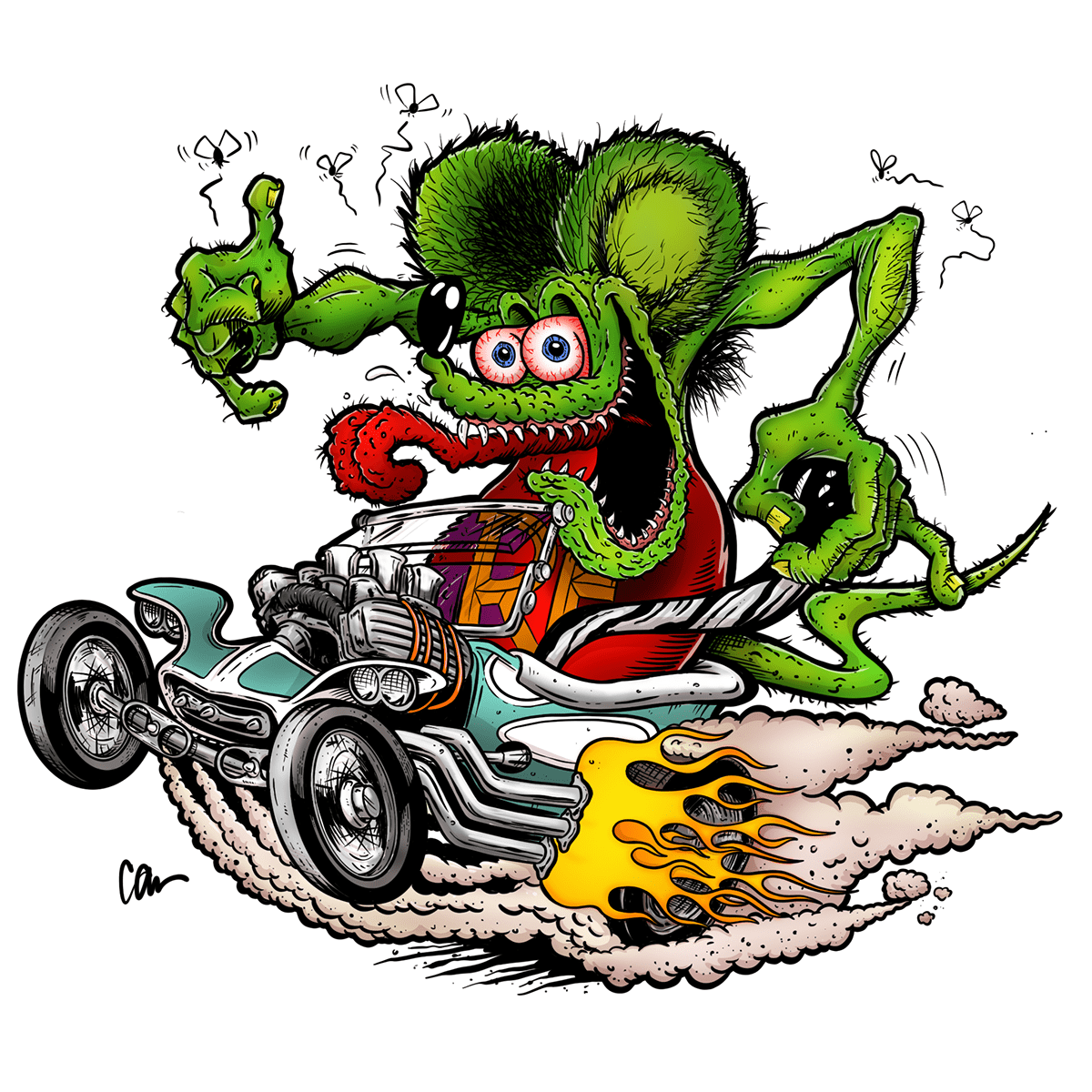 Rat Fink, the outlaw.