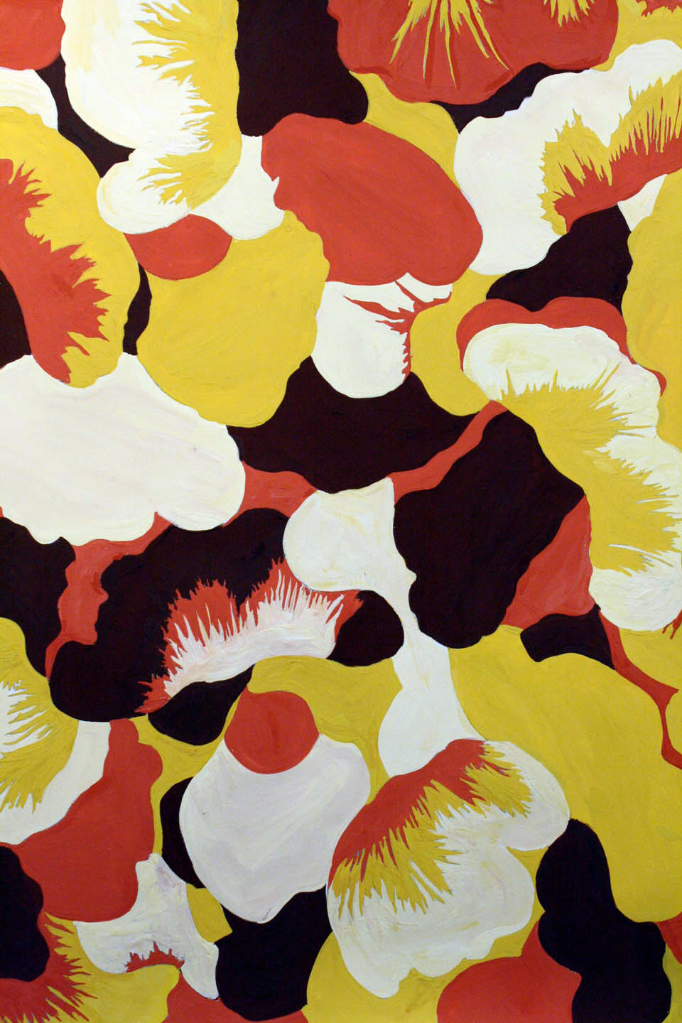 Textiles print floral gouache