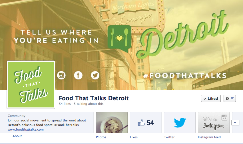 FoodThatTalks Wordpress Design Responsive communication social media trends
