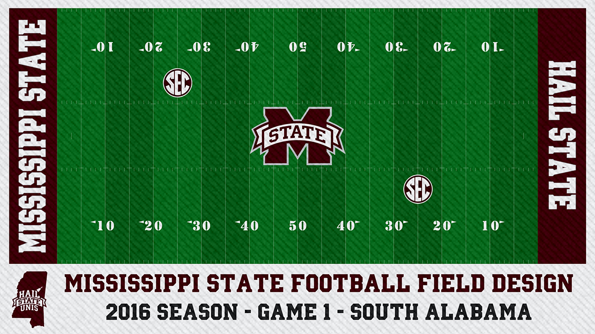 Mississippi State graphics pregame college football uniforms