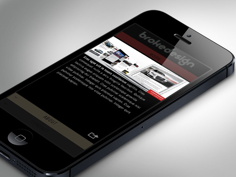 iphone mobile ux UI concept portfolio