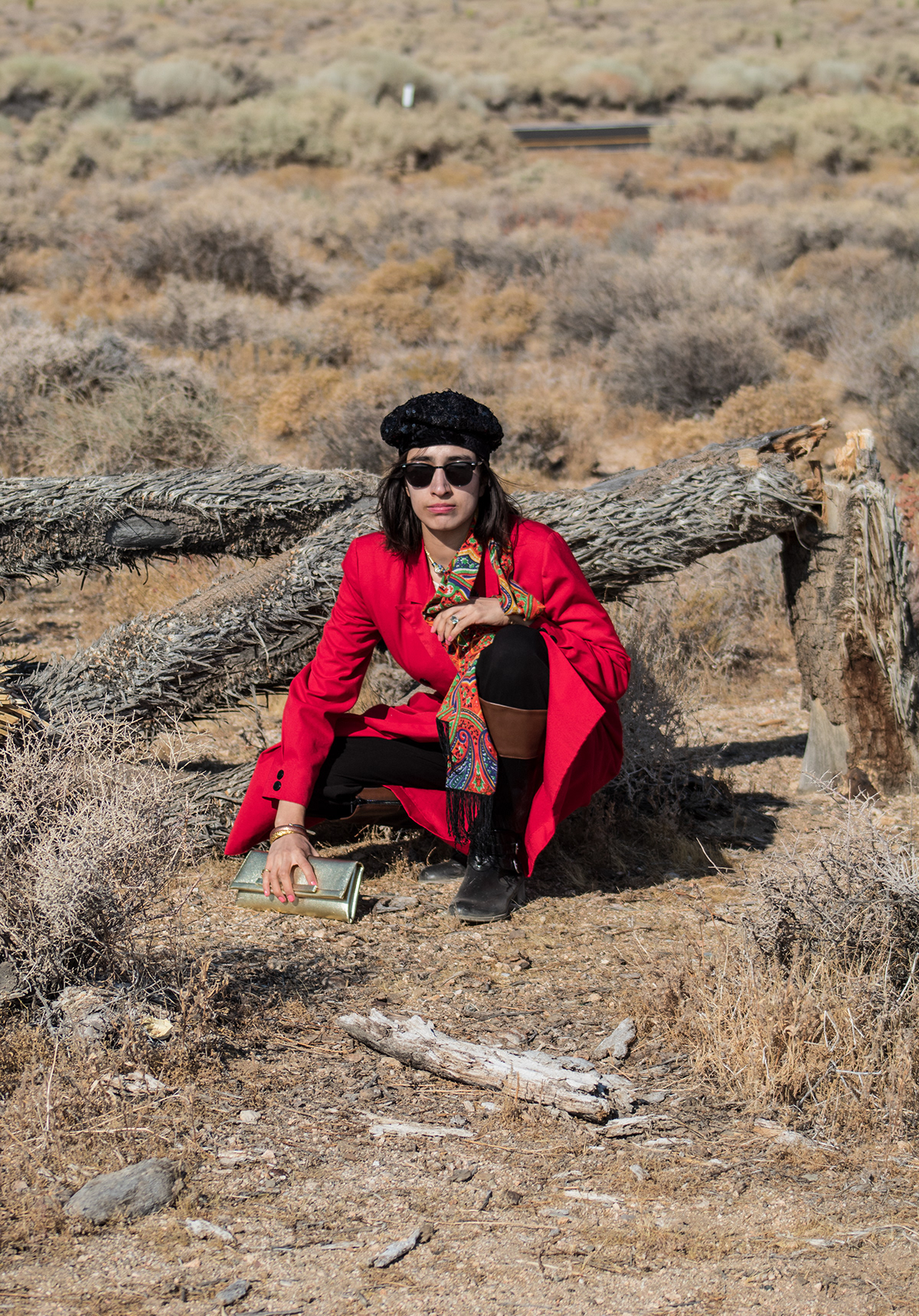 art Beauty Hurts brian wangenheim desert Fashion  fashion model Gun photo shoot Photography  Revolver