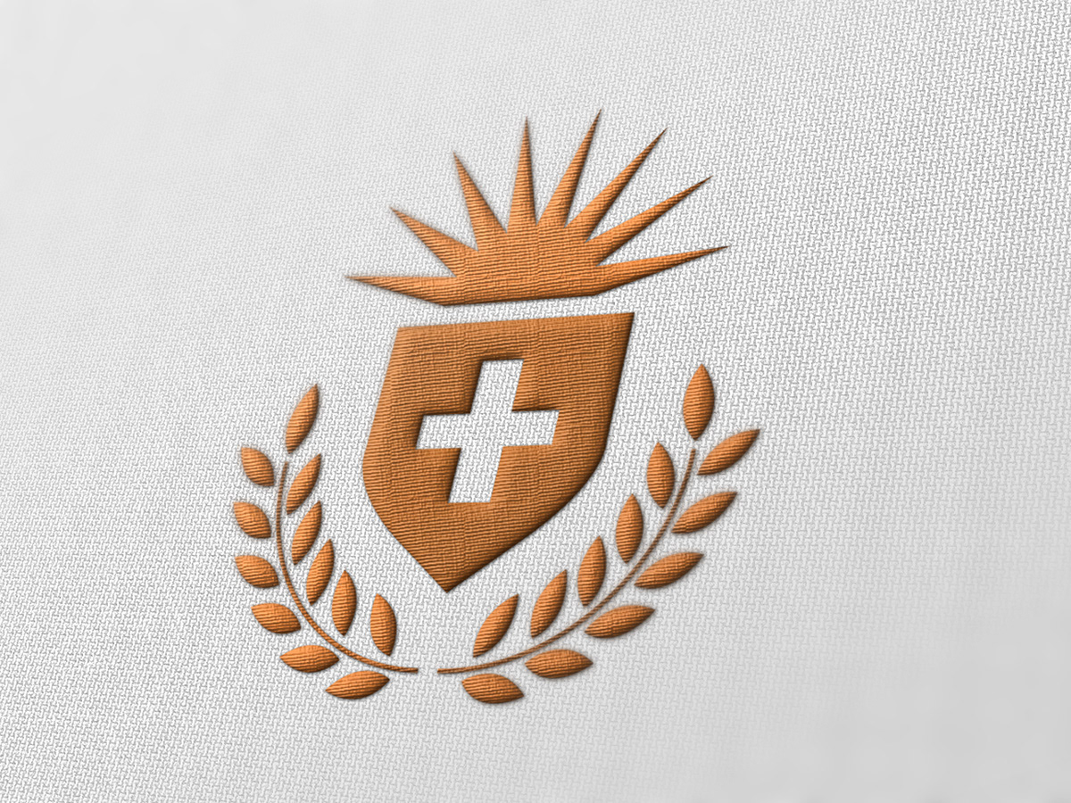 logo identity prince pascal hospital medical zen design firm