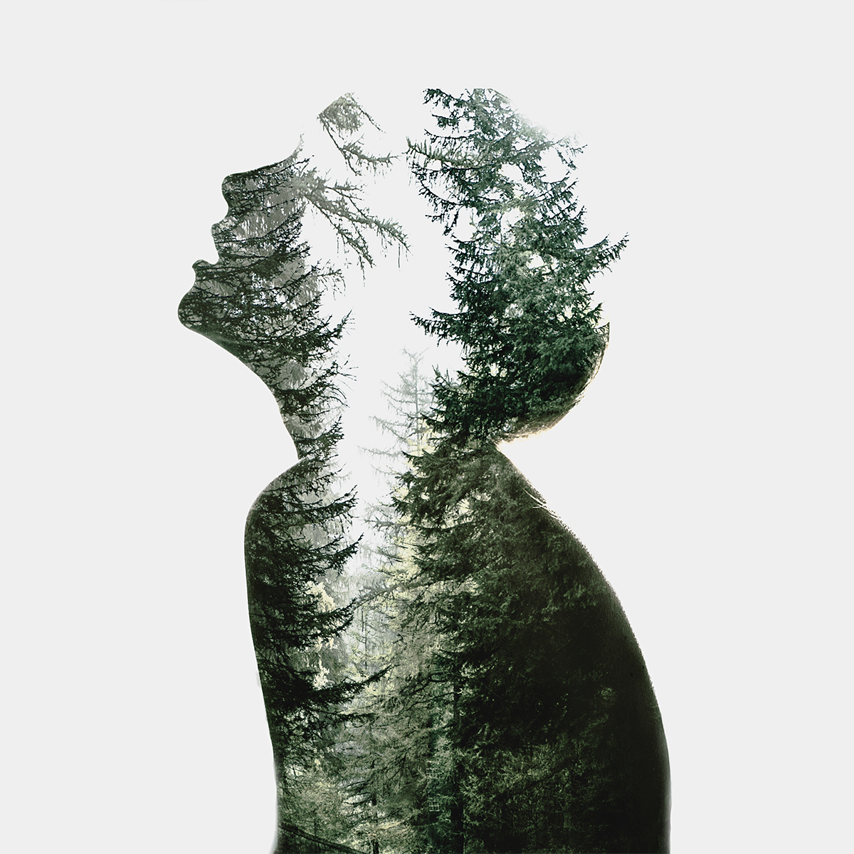 double exposure faceless aneta ivanova portrait collage blend woods Ps25Under25