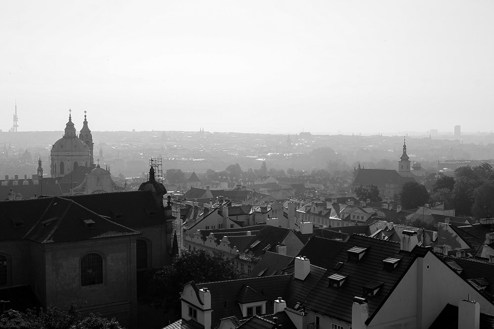prague Konrad Rolof black and white Czech Republic