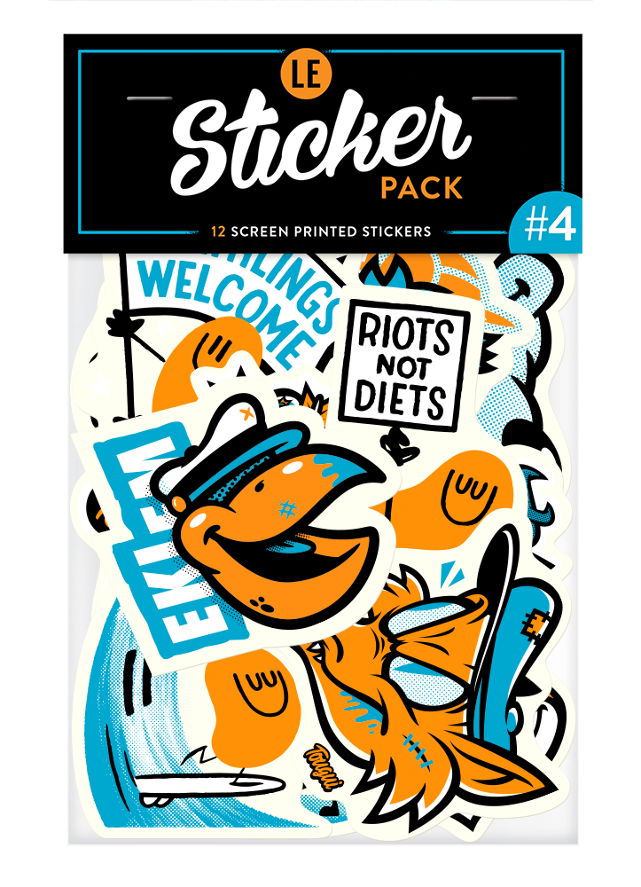 sticker Character cartoon TOUGUI davethechimp ekiem Stickerpack vector artist pantone