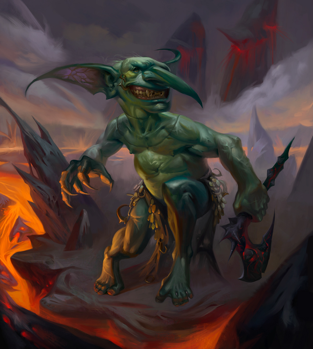 goblin mtg Magic   fantasyillustration fantasyart fantasy magicthegathering