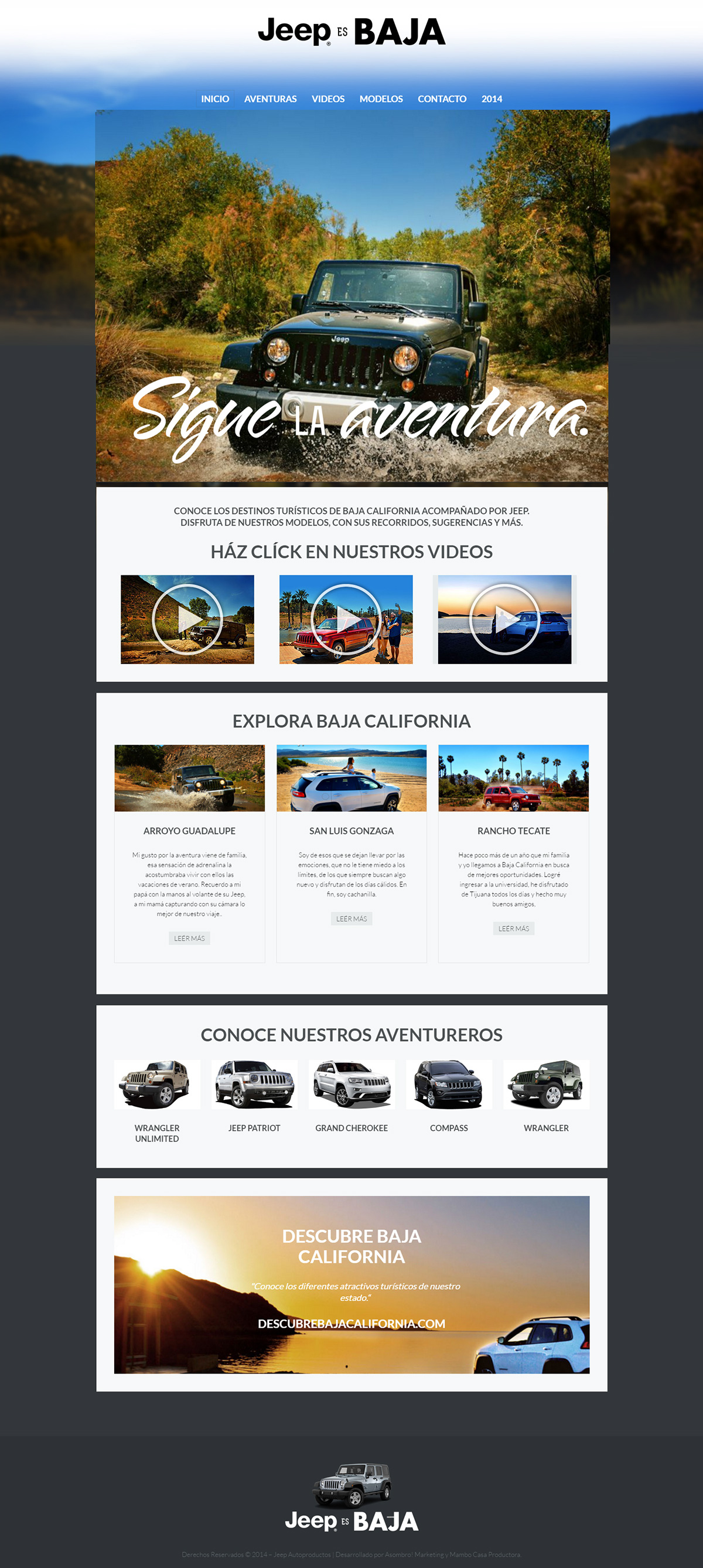 baja baja california tijuana Ensenada Asombro Marketing jeep campaign video Photography 
