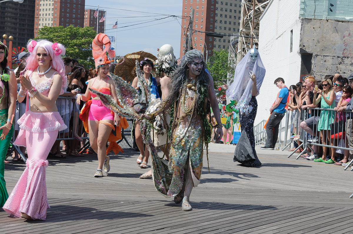 beach boardwalk Brooklyn coney island coney island beach fashion editorial fashion editorials lightroom mermaid mermaid parade