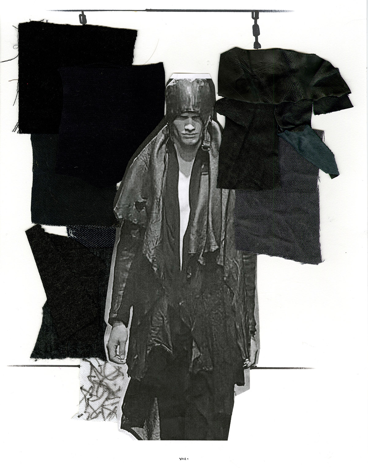 design Menswear avantgarde darkfashion dark fash SCAD leather reconstruction handmade xiii