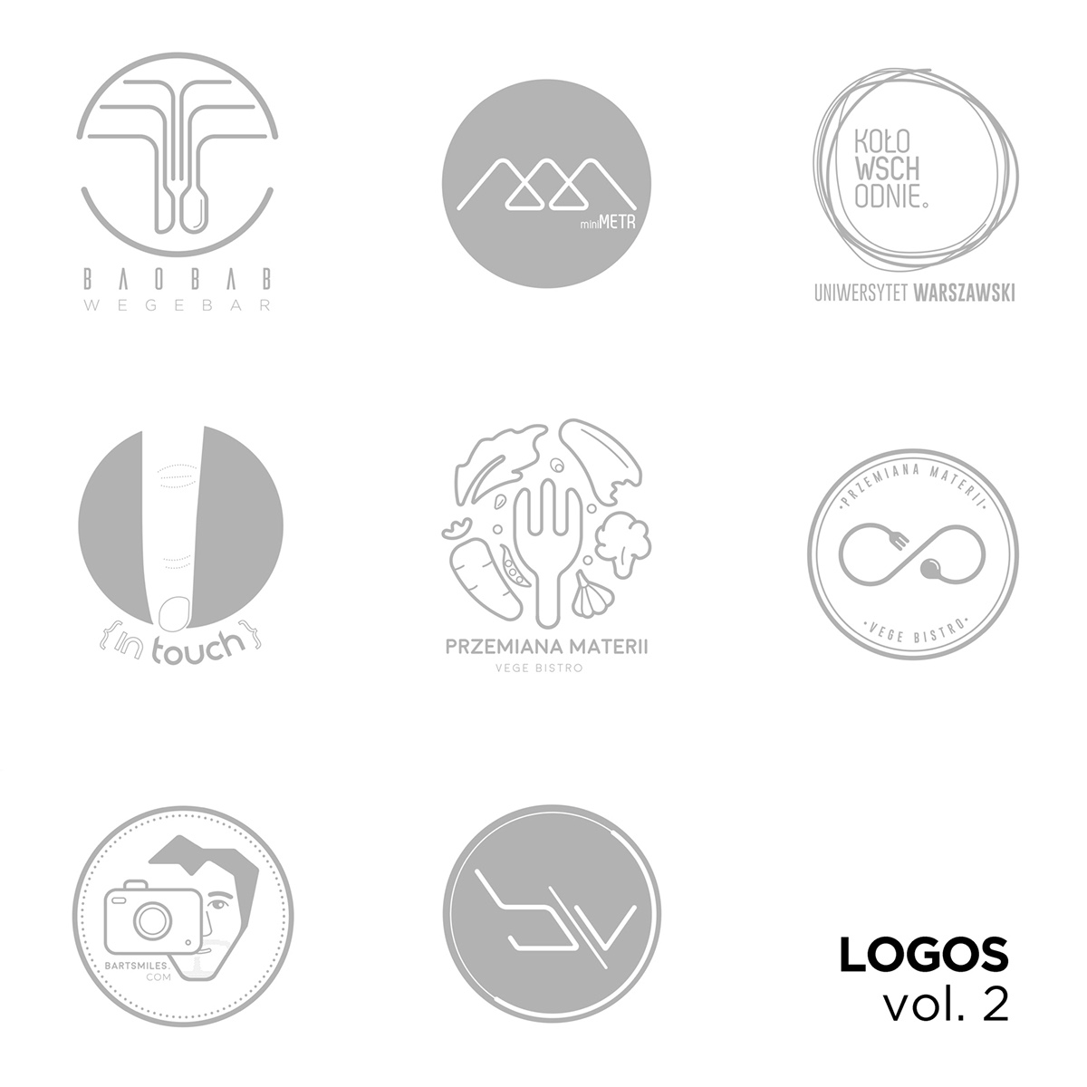 logotypes logos minimetr Blog company visual graphic icons