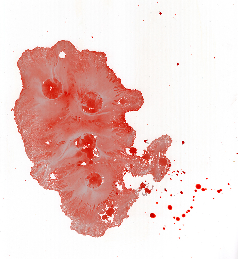scanograms blood samples body work artist body