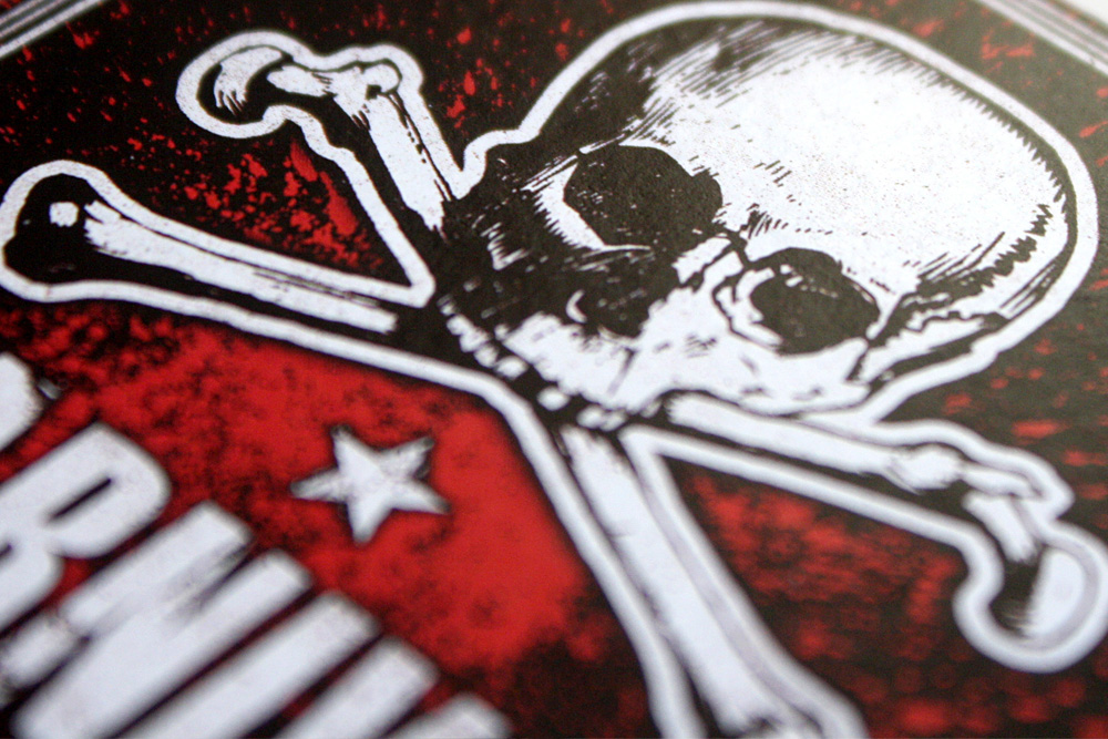 Adobe Portfolio Karnival death heads bicycle deck game deck design cards skulls death dead bbm