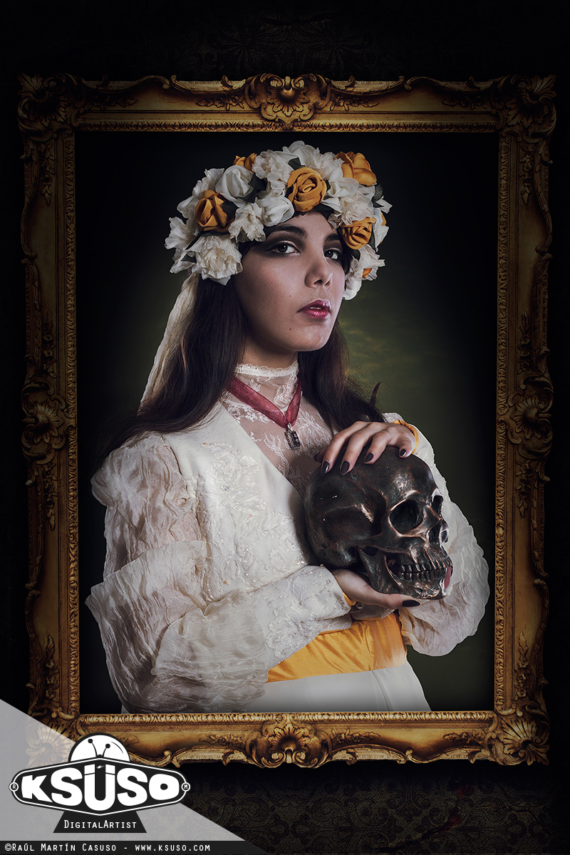 calavera skull Craneo cuadro Picture baroque picture
