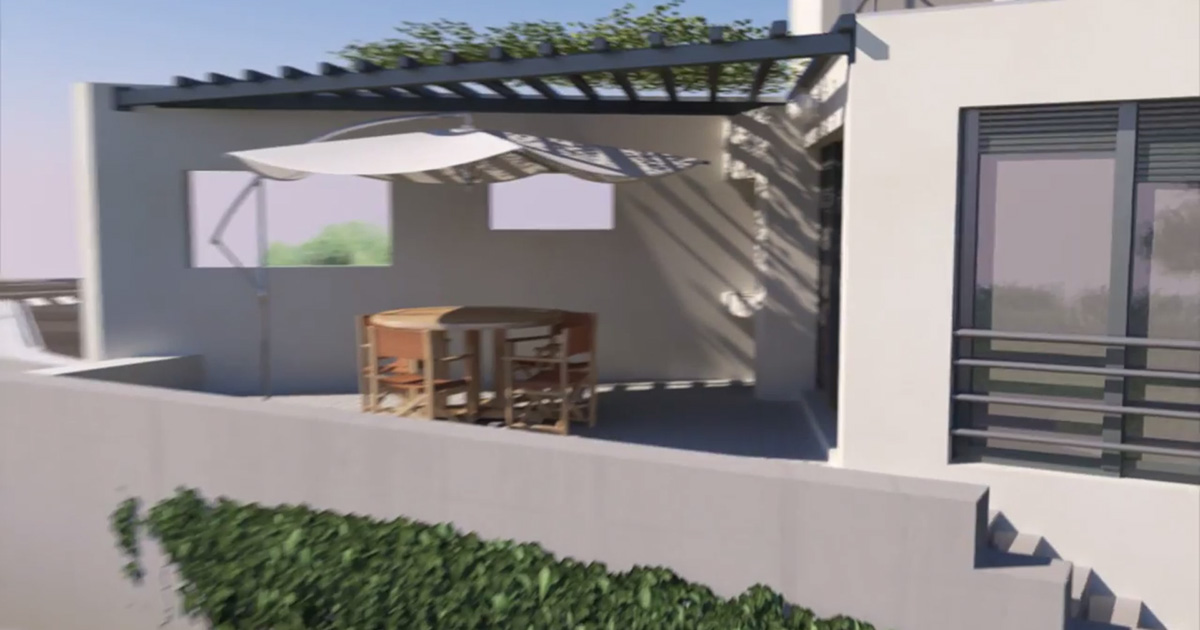 Villa Private Project personal favorite White rooms Landscape architect design visualisation animate video