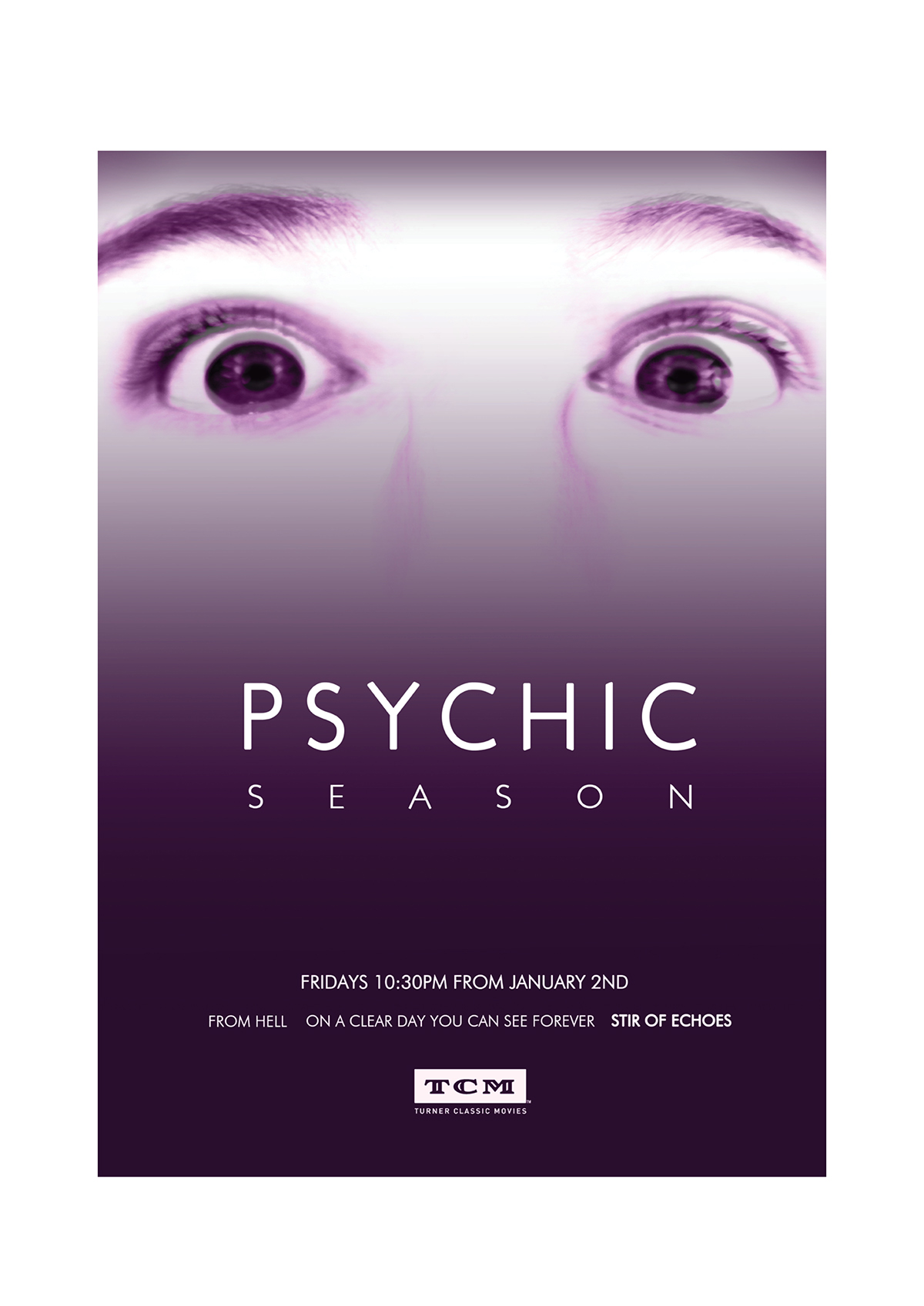 TCM poster Poster series psychic psychic poster eyes from hell STIR OF ECHOES