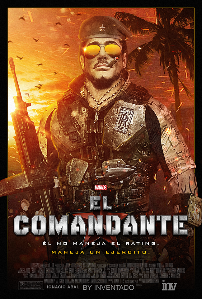 mcu dc comic comics historieta argentino inventado mascherano afiche poster hollywood manaos el comandante ricardo fort