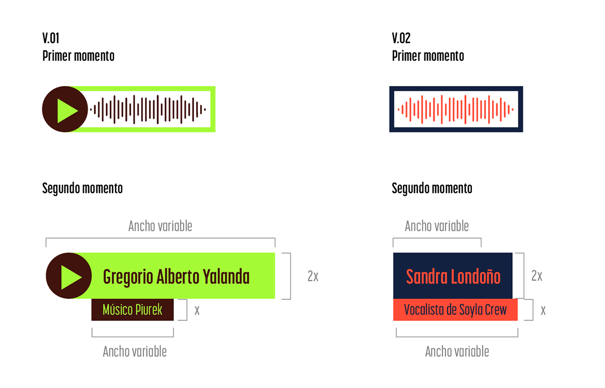 Acciones sonoras logo colombia branding  sound music Calico