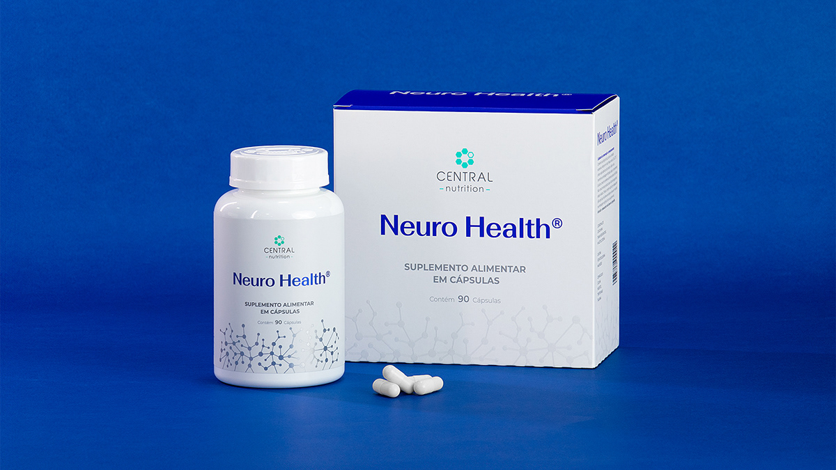 Packaging embalagem Label package design gráfico graphic design  brand identity supplement nutrition brain health