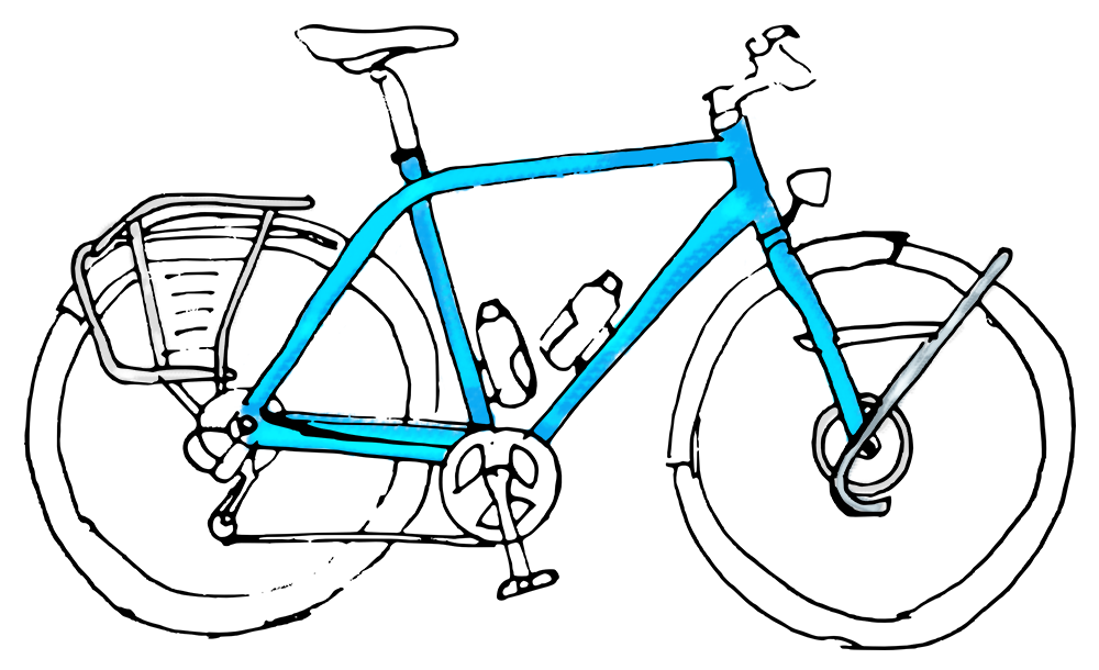 totalbike water paint photoshop inkscape hand drawn doodle