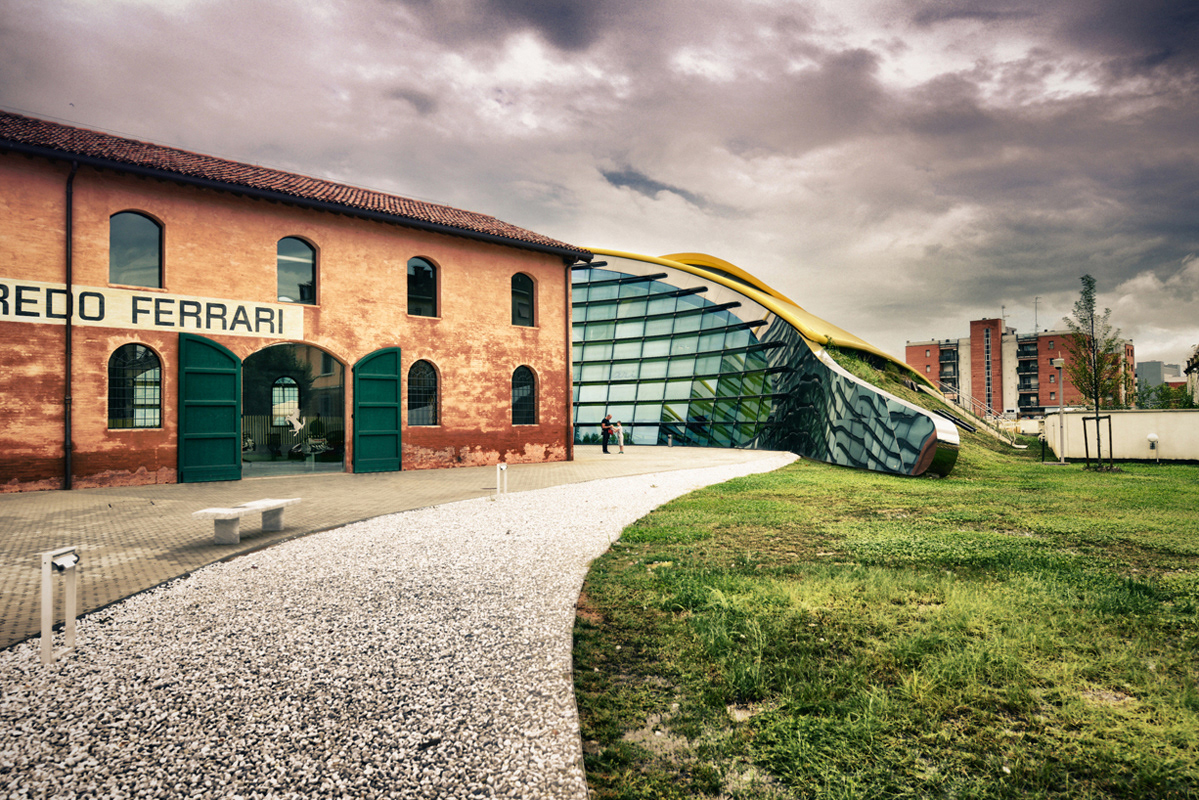 architectural photography editorial museum ferrari Pygmalion Karatzas future systems contemporary design Italy