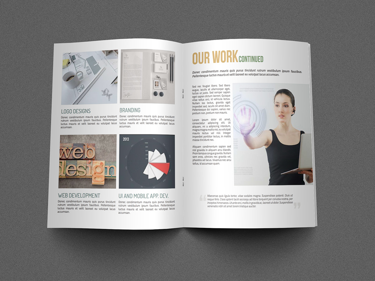 brochure brochure bundle modern professional clean creative