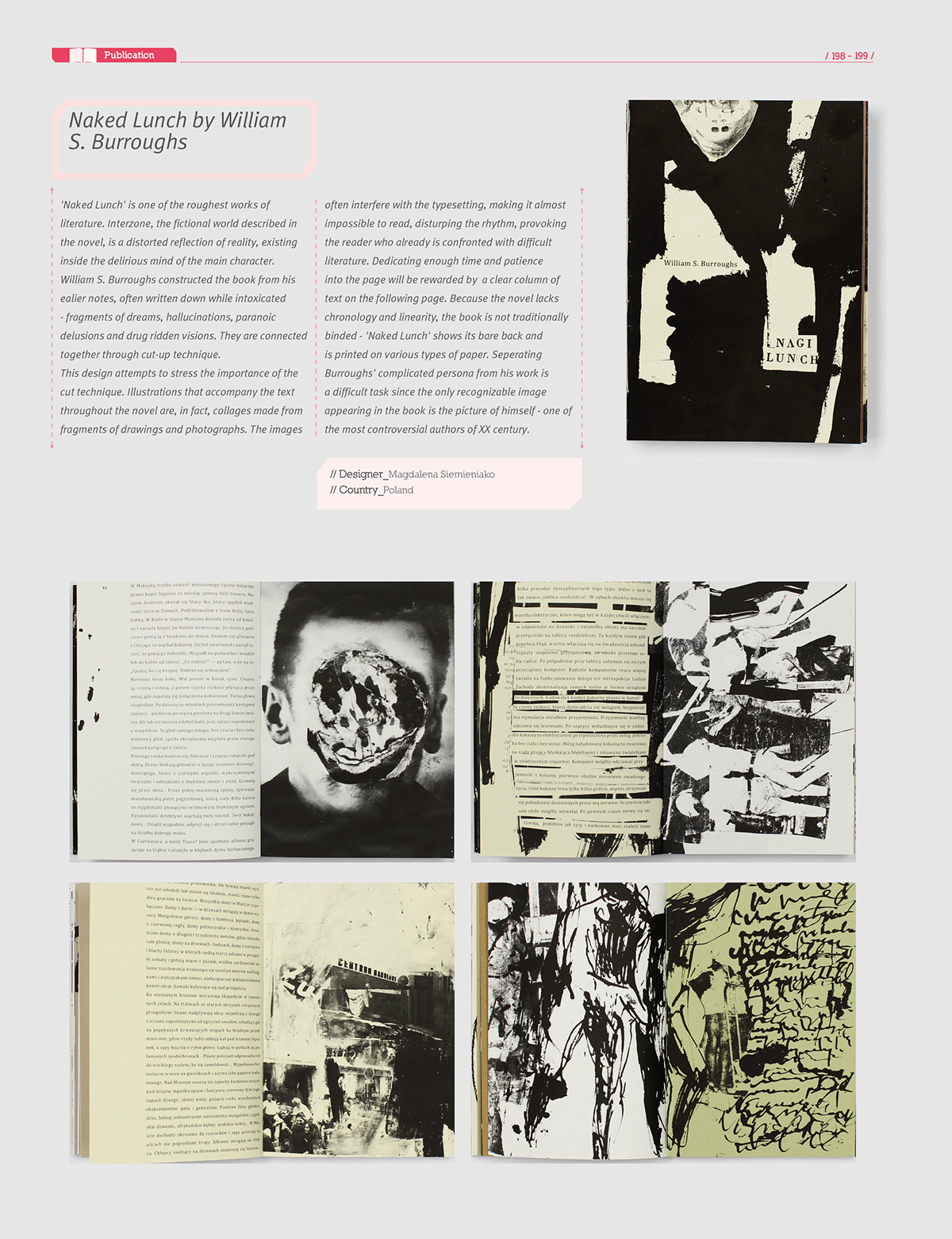 book art book ASP Warsaw design graphic diploma collage