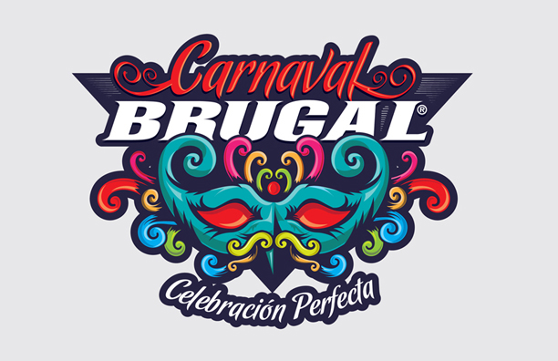 Brugal Carnaval ron Rum drink Dominican republic damian dominguez dado logo desing
