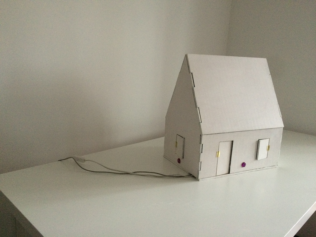 house Privat Space Arduino servo code objects installation sensor concept stop