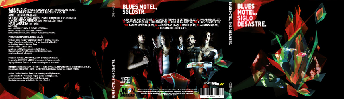 blues motel cd digipack siglo desastre rock argentina
