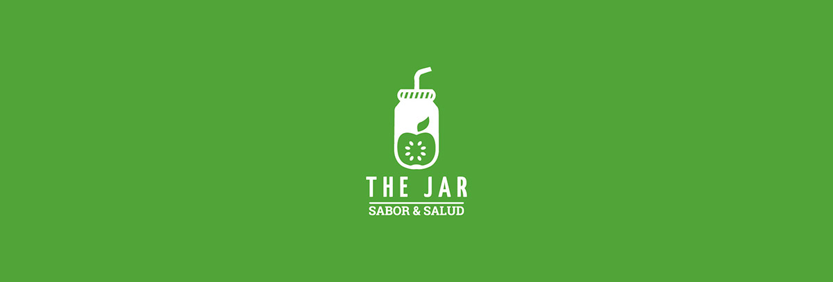 The jar logo card juice uniform flyer jugo