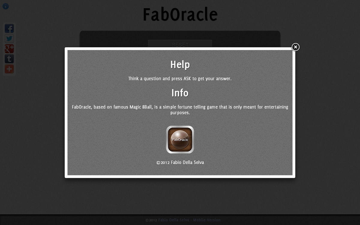 oracle faboracle fabcam Magic   8ball fortune