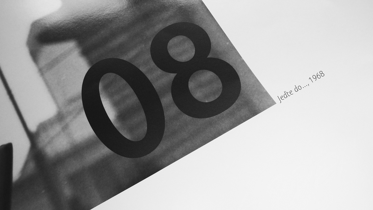 calendar MIlos Budik typography experiment